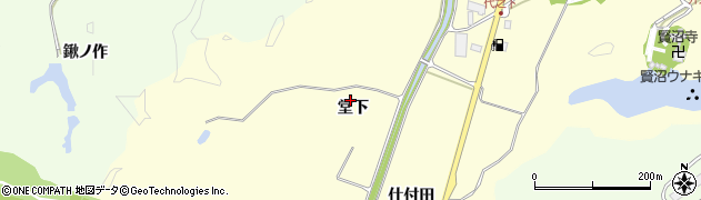 福島県いわき市平沼ノ内堂下周辺の地図