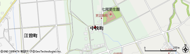 石川県七尾市中挟町周辺の地図