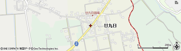 石川県中能登町（鹿島郡）廿九日（ハ）周辺の地図