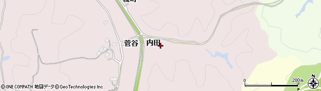 福島県いわき市平上山口（内田）周辺の地図