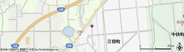 石川県七尾市江曽町（子）周辺の地図