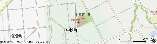 石川県七尾市中挟町（い）周辺の地図