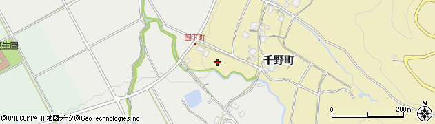石川県七尾市千野町（ぬ）周辺の地図