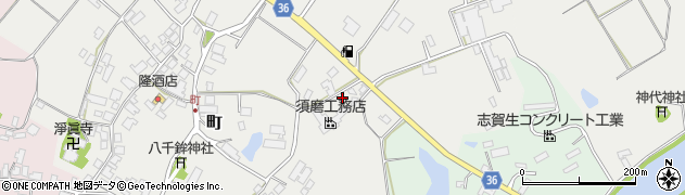石川県志賀町（羽咋郡）町（大島田）周辺の地図