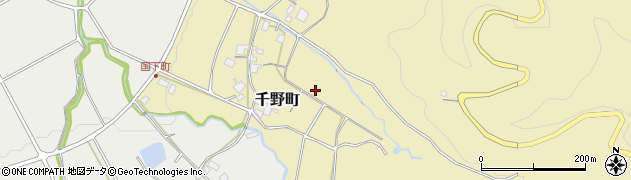 石川県七尾市千野町（丁）周辺の地図