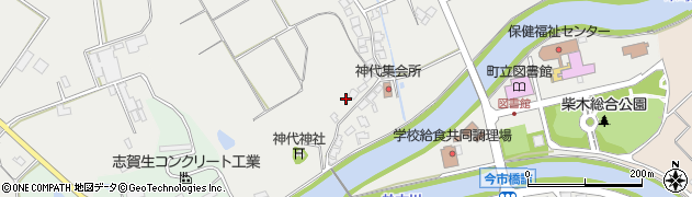 石川県羽咋郡志賀町神代マ周辺の地図