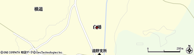 福島県いわき市遠野町根岸（白幡）周辺の地図