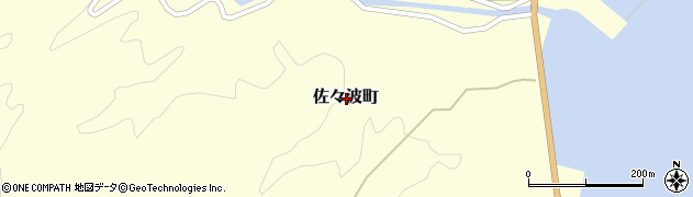 石川県七尾市佐々波町周辺の地図