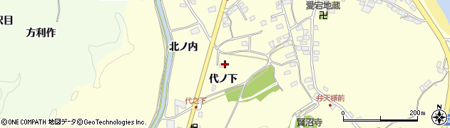 福島県いわき市平沼ノ内（代ノ下）周辺の地図
