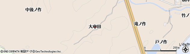 福島県いわき市常磐松久須根町大申田周辺の地図