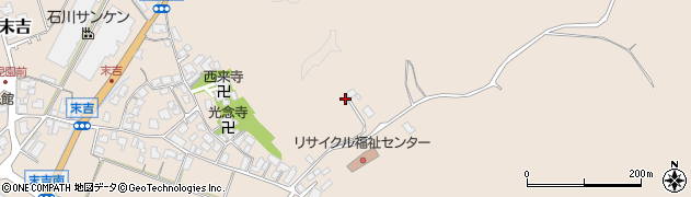 石川県羽咋郡志賀町末吉周辺の地図