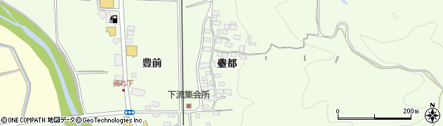 福島県東白川郡棚倉町流豊都周辺の地図