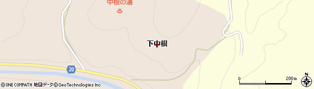 福島県いわき市遠野町大平（下中根）周辺の地図
