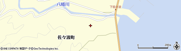 石川県七尾市佐々波町（レ）周辺の地図