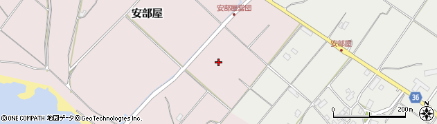 石川県志賀町（羽咋郡）安部屋（ハ）周辺の地図