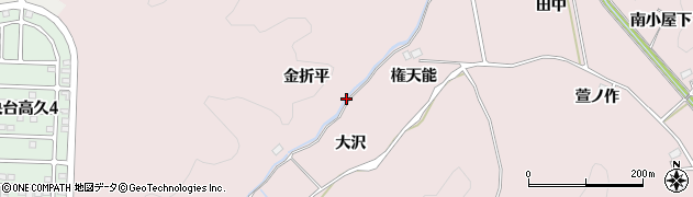 福島県いわき市平上山口周辺の地図