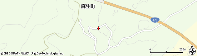 石川県七尾市麻生町（チ）周辺の地図