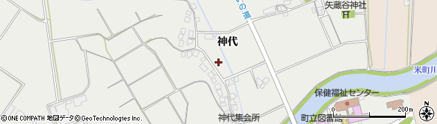石川県志賀町（羽咋郡）神代（ヌ）周辺の地図