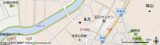 石川県志賀町（羽咋郡）末吉（旧水）周辺の地図
