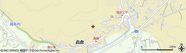 福島県いわき市常磐湯本町（高倉）周辺の地図