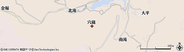 福島県いわき市常磐松久須根町（穴蔵）周辺の地図