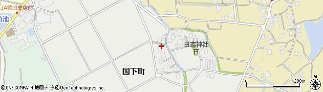 石川県七尾市国下町（子）周辺の地図