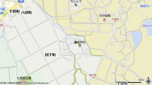 〒926-0037 石川県七尾市国下町の地図
