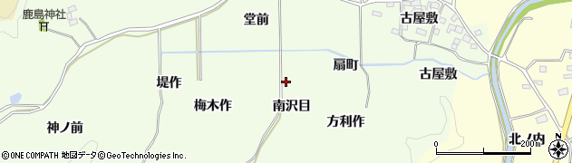 福島県いわき市平神谷作（南沢目）周辺の地図