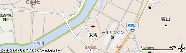 石川県志賀町（羽咋郡）末吉（ソ）周辺の地図