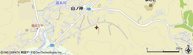 福島県いわき市常磐湯本町（山ノ神）周辺の地図