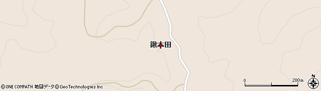 福島県鮫川村（東白川郡）富田（鍬木田）周辺の地図