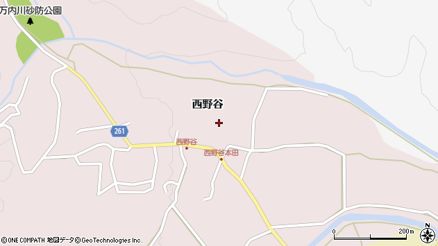 〒944-0064 新潟県妙高市西野谷の地図