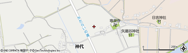 石川県志賀町（羽咋郡）神代（チ）周辺の地図