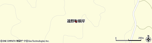 福島県いわき市遠野町根岸周辺の地図