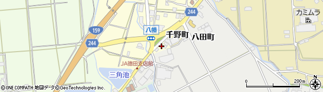 石川県七尾市八幡町（ロ）周辺の地図