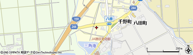 石川県七尾市八幡町（い）周辺の地図