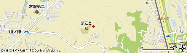 福島県いわき市常磐湯本町周辺の地図