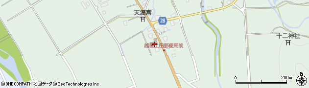 越後上田郵便局周辺の地図