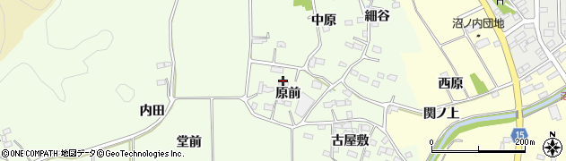 福島県いわき市平神谷作（原前）周辺の地図