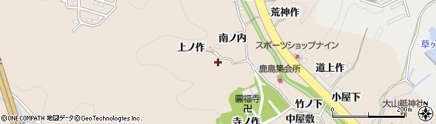 福島県いわき市常磐上矢田町（西ノ内）周辺の地図
