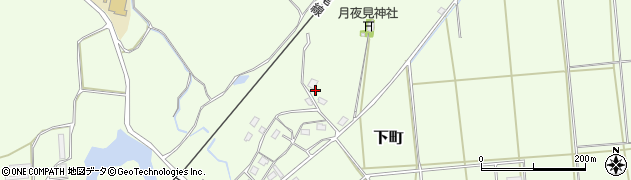石川県七尾市下町（庚）周辺の地図