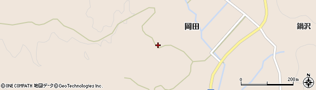 福島県棚倉町（東白川郡）岡田（入沢）周辺の地図