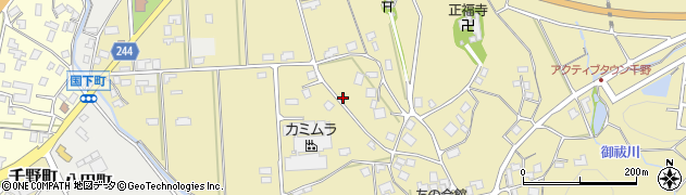 石川県七尾市千野町（ラ）周辺の地図