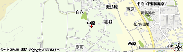 福島県いわき市平神谷作（中原）周辺の地図