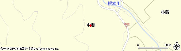 福島県いわき市遠野町根岸（中妻）周辺の地図