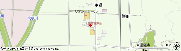 福島県東白川郡棚倉町流豊西周辺の地図