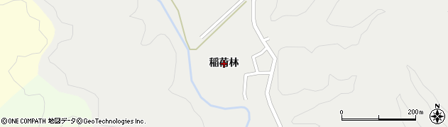福島県いわき市遠野町深山田（稲荷林）周辺の地図