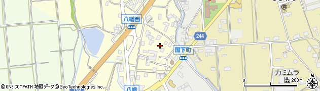 石川県七尾市八幡町（ニ）周辺の地図