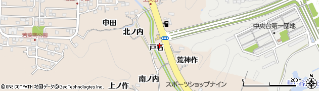 福島県いわき市常磐上矢田町（戸石）周辺の地図