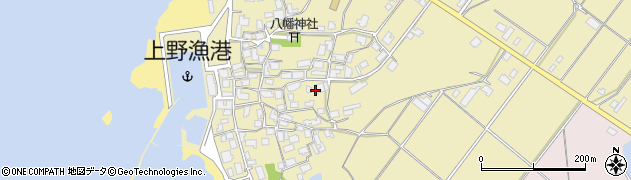 石川県志賀町（羽咋郡）上野周辺の地図
